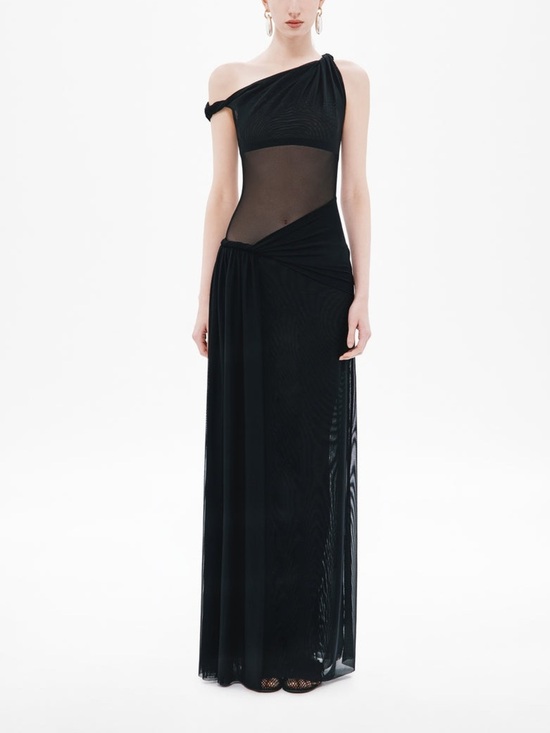 REVOLVE Dresses & Skirts - Misha The 'SISAL' Mesh Maxi Dress Size S